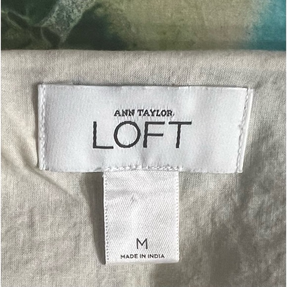 Ann Taylor Loft, Watercolor Strappy Top, Sz med - Picture 5 of 5